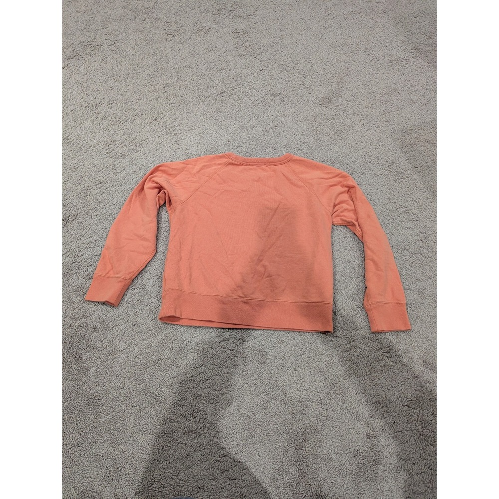 Everlane Coral Crewneck Sweatshirt Cotton Casual Pullover Top Size Small‎ - Picture 7 of 8